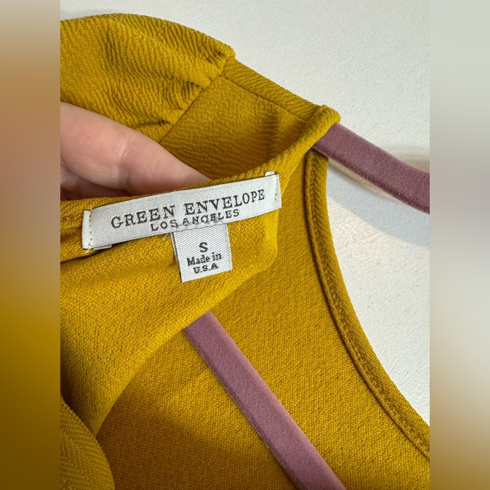 Green Envelope Los Angeles Top S - Picture 5 of 8